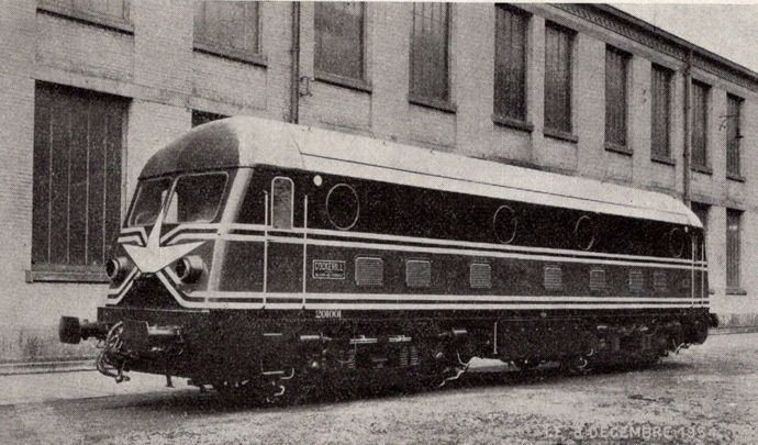 Fig. 5. - Locomotive Diesel-électrique BB, type 201 de la S.N.C.B., constructeur S.A.. John Cockeril. Fig. 5. - Locomotive Diesel-électrique BB, type 201 de la S.N.C.B., constructeur S.A.. John Cockeril.